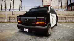 Declasse Burrito Police Transporter LED [ELS] for GTA 4