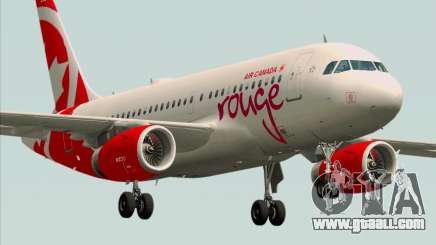 Airbus A319 Air Canada Rouge for GTA San Andreas