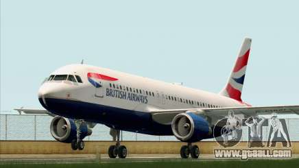 Airbus A320-232 British Airways for GTA San Andreas