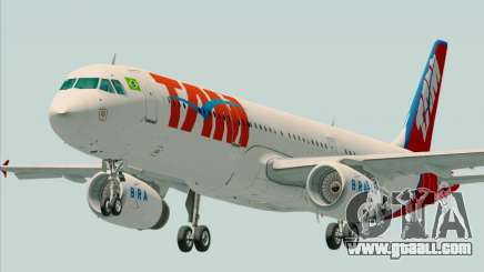 Airbus A321-200 TAM Airlines for GTA San Andreas
