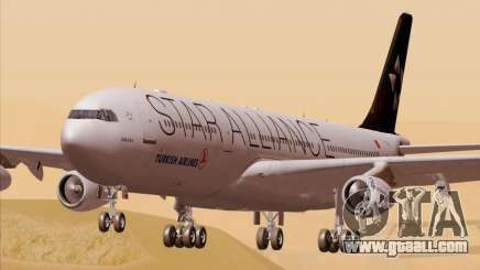 Airbus A340-311 Turkish Airlines (Star Alliance) for GTA San Andreas