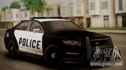 Vapid Police Interceptor from GTA V седан for GTA San Andreas