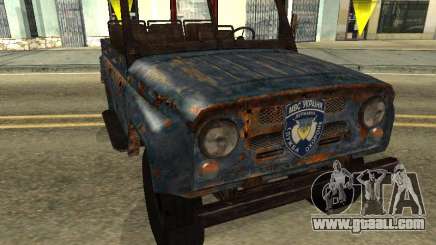 Police UAZ from Stalker for GTA San Andreas