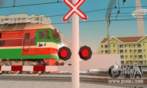 New textures for railway traffic for GTA San Andreas