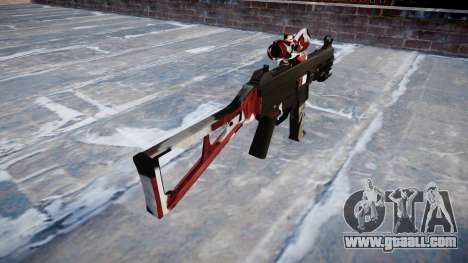 Gun UMP45 are bloodshot for GTA 4