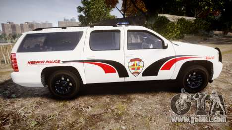 Chevrolet Suburban 2008 Police [ELS] Red & Blue for GTA 4