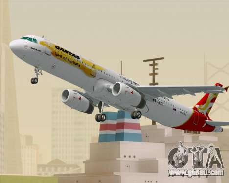 Airbus A321-200 Qantas (Wallabies Livery) for GTA San Andreas