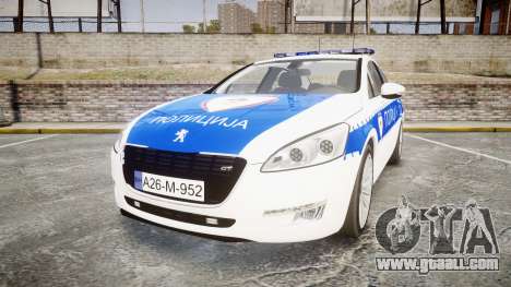 Peugeot 508 Republic of Srpska [ELS] for GTA 4