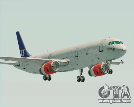 Airbus A321-200 Scandinavian Airlines System for GTA San Andreas