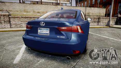 Lexus IS 350 F-Sport 2014 Rims1 for GTA 4