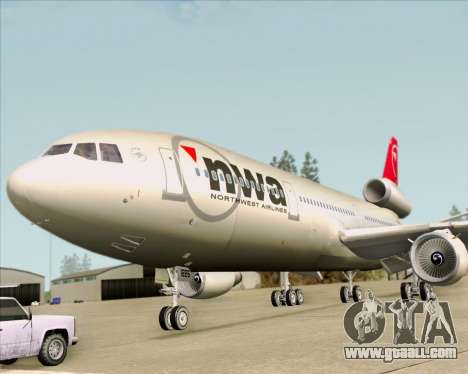 McDonnell Douglas DC-10-30 Northwest Airlines for GTA San Andreas