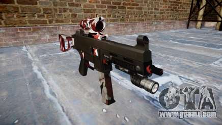 Gun UMP45 are bloodshot for GTA 4