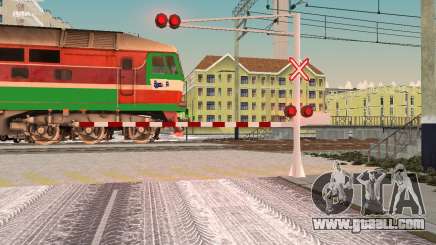 New textures for railway traffic for GTA San Andreas
