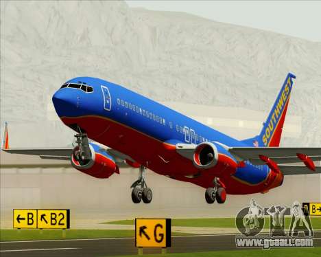 Boeing 737-800 Southwest Airlines for GTA San Andreas