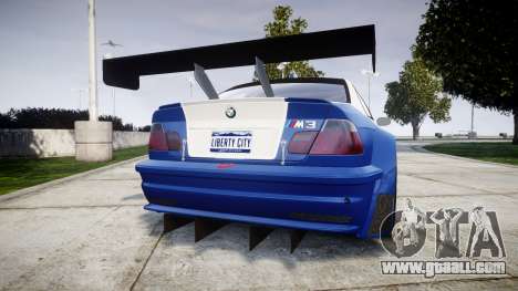 BMW M3 E46 GTR Most Wanted plate Liberty City for GTA 4