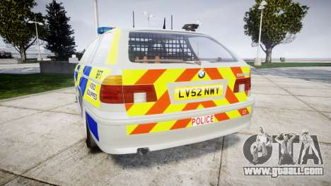 BMW 525i E39 Touring Police [ELS] BTV for GTA 4