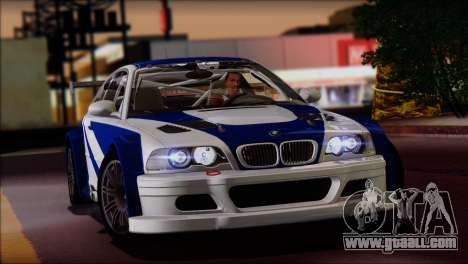 BMW M3 E46 GTR for GTA San Andreas