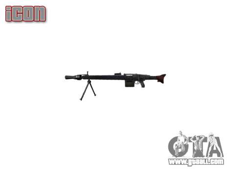 German MG3 machine gun icon2 for GTA 4