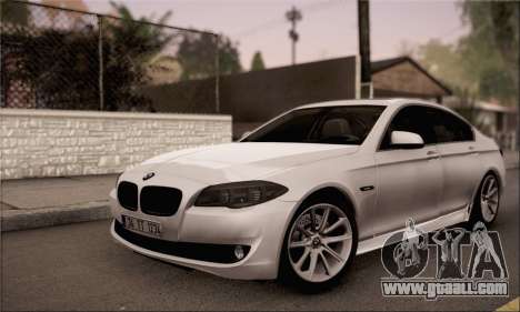 BMW 520d 2012 for GTA San Andreas