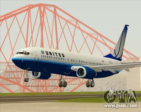 Boeing 737-800 United Airlines for GTA San Andreas