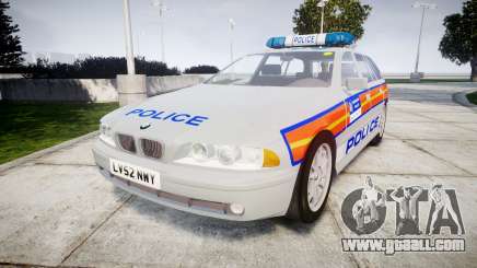 BMW 525i E39 Touring Police [ELS] JSARVV for GTA 4