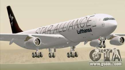Airbus A340-300 Lufthansa (Star Alliance Livery) for GTA San Andreas