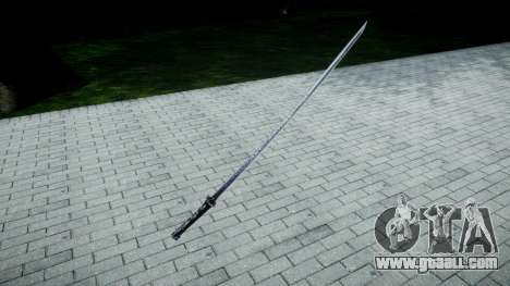 Samurai sword for GTA 4