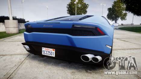 Lamborghini Huracan LP610-4 2015 for GTA 4
