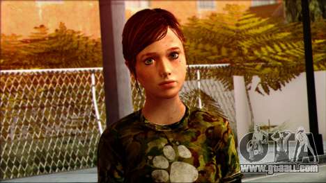 Ellie from The Last Of Us v3 for GTA San Andreas