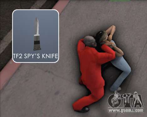 TF2 Spy Butterfly Knife for GTA San Andreas