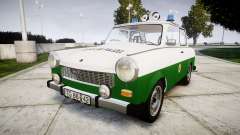 Trabant 601 deluxe 1981 Police for GTA 4