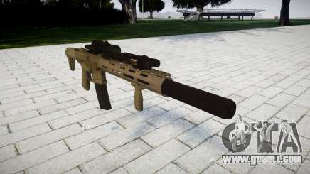 Assault rifle AAC Honey Badger [Remake] for GTA 4