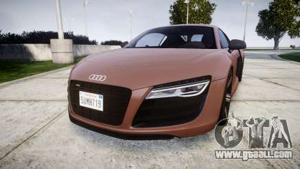 Audi R8 plus 2013 Wald rims for GTA 4
