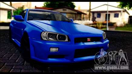 Nissan Skyline R-34 for GTA San Andreas