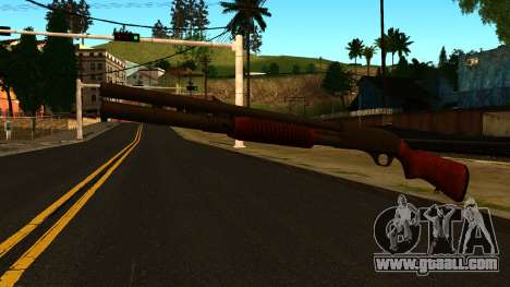 Wooden MP-133 with Glitter for GTA San Andreas