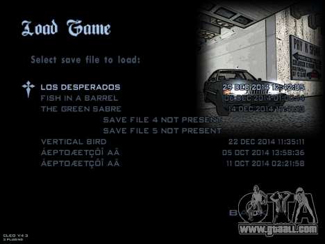 New loading screens for GTA San Andreas
