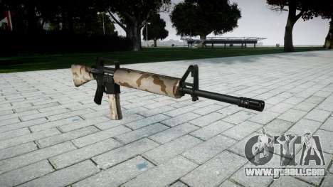 The M16A2 rifle sahara for GTA 4