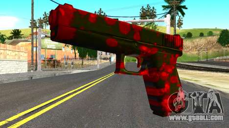 Pistol with Blood for GTA San Andreas