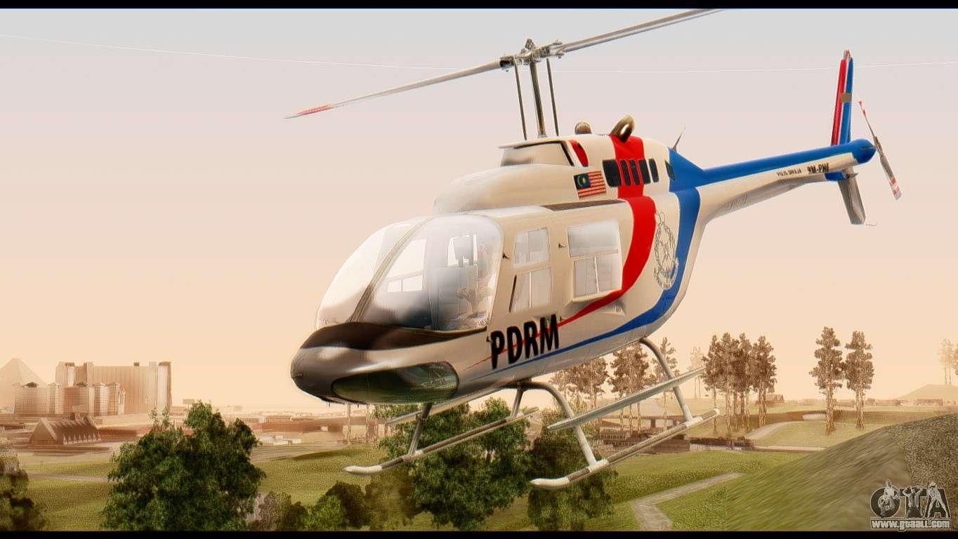 Helicoptero Fenix 02 do GAM PMERJ para GTA San Andreas