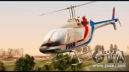 Malaysian Polis Helicopter Eurocopter Squirrel for GTA San Andreas