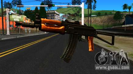 Bright AKS-74U v1 for GTA San Andreas