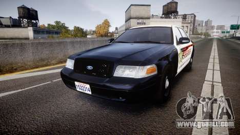 Ford Crown Victoria Sheriff [ELS] rims1 for GTA 4