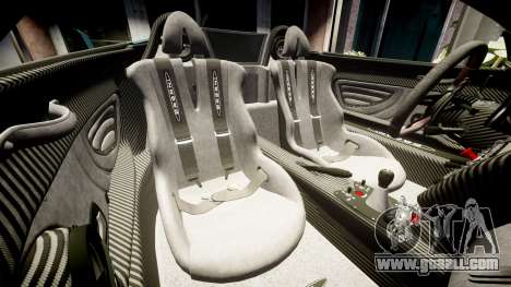 Pagani Zonda Cinque Roadster 2010 for GTA 4