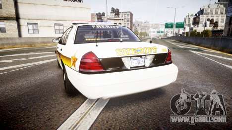 Ford Crown Victoria Sheriff Liberty [ELS] for GTA 4