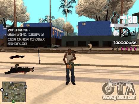 C-HUD 3D for GTA San Andreas