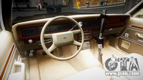 Ford LTD Crown Victoria 1987 LCPD [ELS] for GTA 4