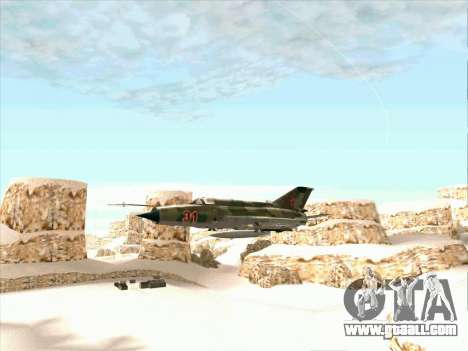 MiG 21 the Soviet air force for GTA San Andreas