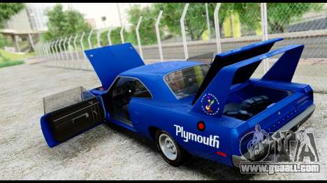 Plymouth Roadrunner Superbird RM23 1970 HQLM for GTA San Andreas
