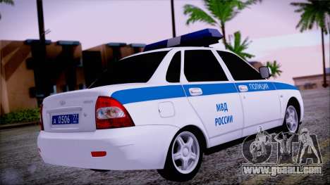 Lada Priora 2170 police of the MIA of Russia for GTA San Andreas