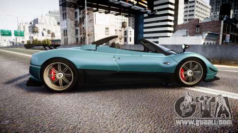 Pagani Zonda Cinque Roadster 2010 for GTA 4